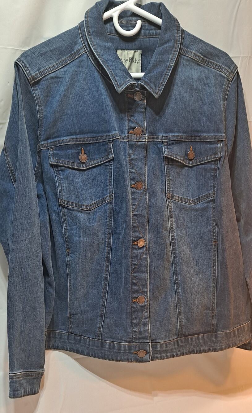 Anybody Denim Jacket Sz 1X